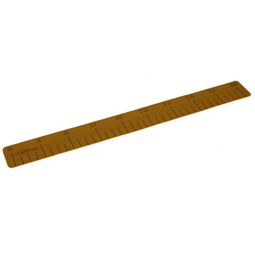 SeaDek 36 Fish Ruler Mocha Brushed wSeaDek Logo 2213580090
